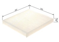 Bosch 1 987 435 079 Filter, Innenraumluft For Jeep