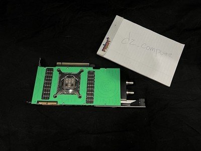 PNY NVIDIA A6000 Graphics Card COMINO Water Block *Read Description*