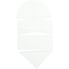 5 Pcs Triangular Prism for Classroom Optical Experiment Glass Lens