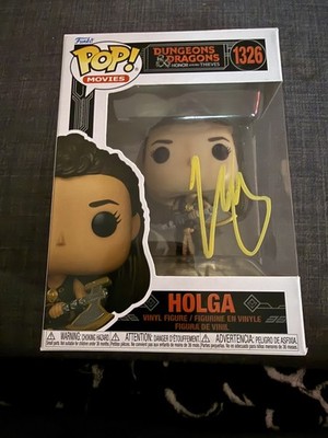 Funko Pop Dungeons And Dragons Holga #1326 Michelle Rodriguez signiert Beckett