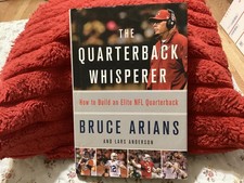 BRUCE ARIANS SIGNED HC/DJ FIRST EDITION “QUARTERBACK WHISPERER”BUCS HC, FREE P&H