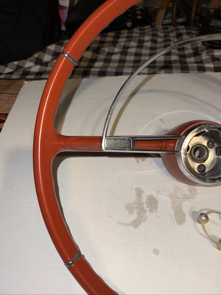 Chevy II Nova 1963 16” volante y botón de bocina Foto 3 de 4