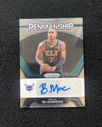2023-24 Panini Prizm Penmanship Auto Bryce McGowens #PNM-MCG Hornets PV31