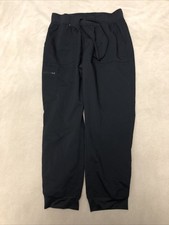 Scrubstar Scrub Pants Large Petite Womens Black Joggers