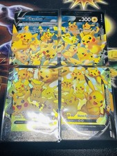 Carta Pokemon promozionale Pikachu V-Union SWSH139/140/141/142 celebrazioni stella nera