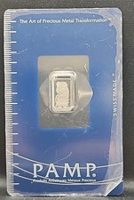 1 Gram PAMP Suisse Lady Fortuna 999.5 Fine Platinum Bar Sealed in Assay ? 4665.52 per troy oz