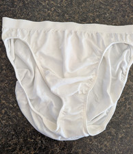 Vintage 2001 Y2K Victoria's Secret Hi-Leg Brief Tactel Nylon seamless microfiber