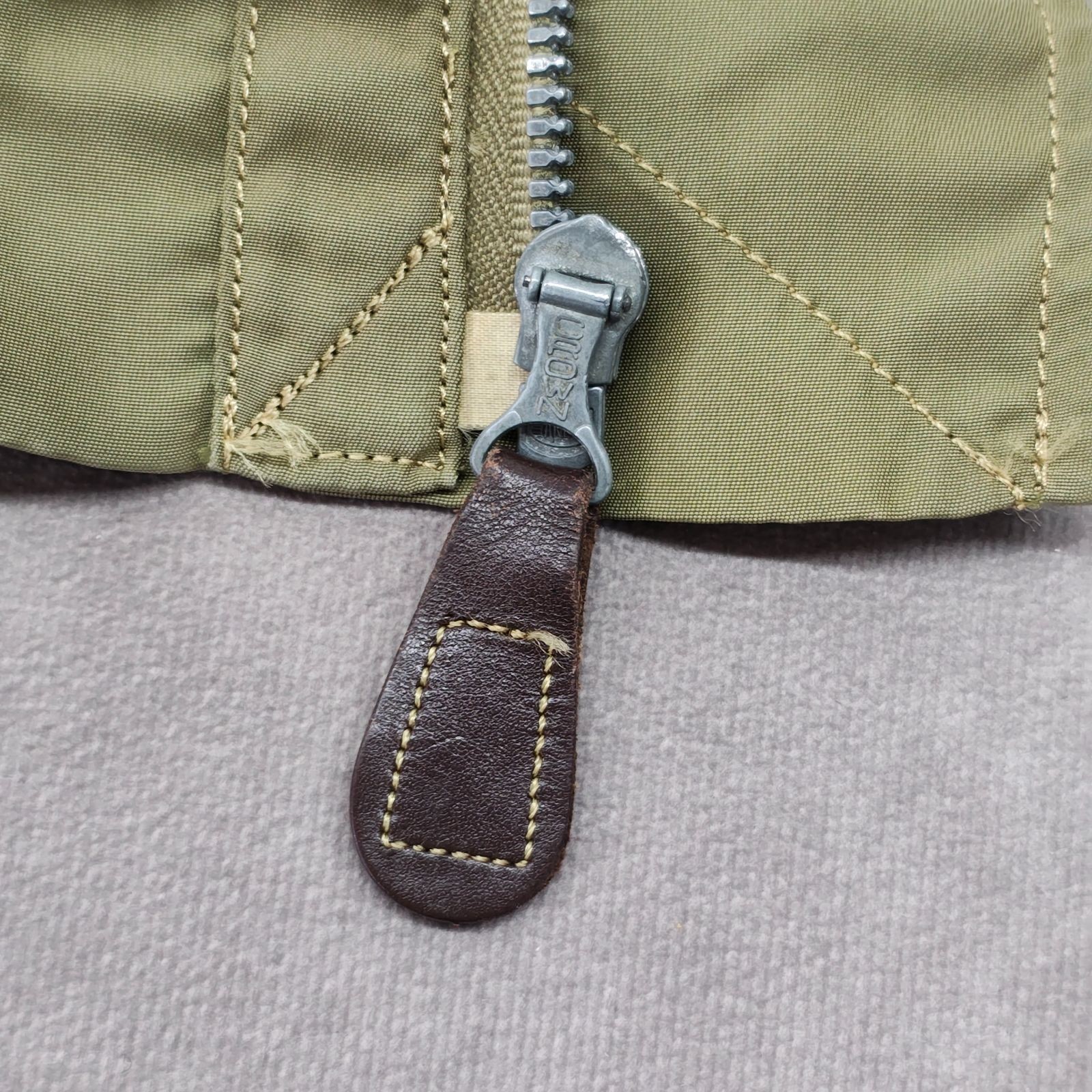 Buzz Ricksons B15B Flight Jacket Olive Green Size… - image 20