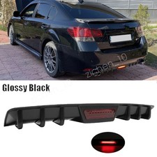 For Subaru Legacy Sedan Car Rear Bumper Diffuser Lip Spoiler Wled Brake Light For Subaru Legacy Sedan Car Rear Bumper Diffuser Lip Spoiler Wled Brake Light