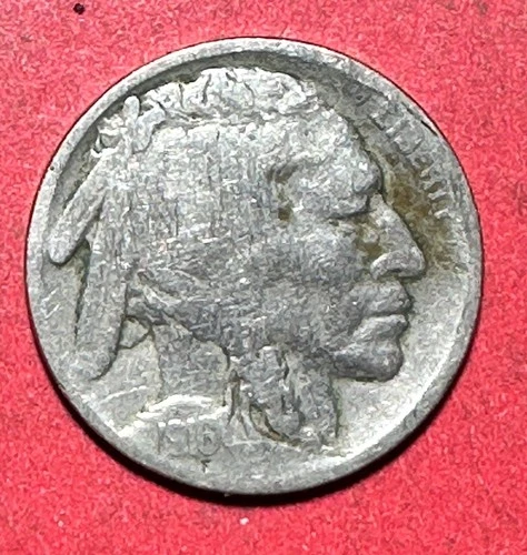 1916S US Buffalo Nickels! "San Francisco" Mint! Good! Old US Coin!