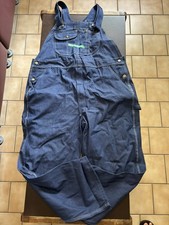 NEW KEY Imperial Bib Overalls 42x28 Blue Denim 100 Cotton