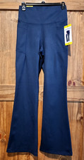 NWT Jockey Studio Flare Pant Womens Size S Neo Navy Inseam 31" Yoga Comfort