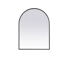 Elegant Lighting MR1A2736 Ayra 27" W x 36" H Modern Arched - Black