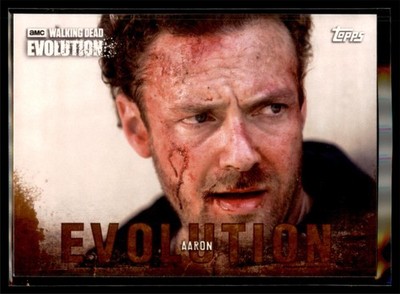 2017 Topps Walking Dead Evolution BROWN Parallel #82 Aaron