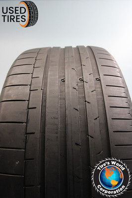 1 Used Continental Sport Contact 6 TO PNCS 285/35R22 285/35/22 2853522 106Y
