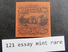 nystamps US Stamp # 121 Essay Mint Rare $700           A17x2198