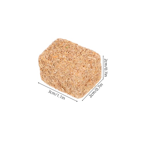 4 Pcs Haystack Model Mini Bales for Decorating Miniature Farm Accessories - Picture 5 of 12