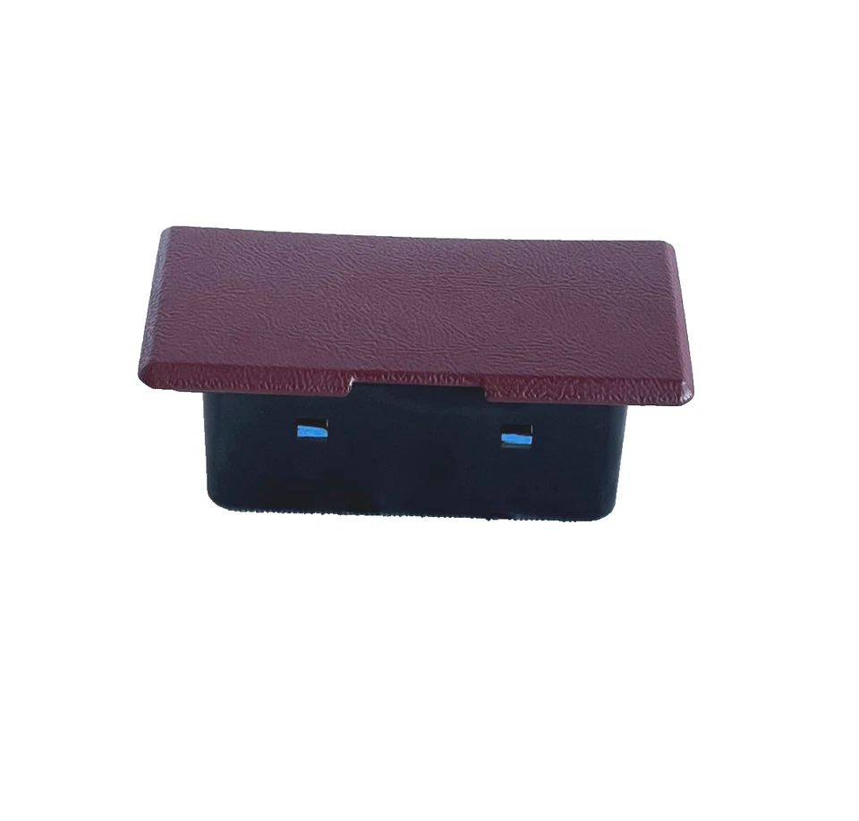 Chevrolet GMC C/K GMT400 1988-1994 reposabrazos trasero diestro/derecho cenicero embellecedor rojo OEM Foto 2 de 4