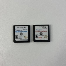 Nintendo DS Imagine Games Lot Of 2 Resort Owner, Fashion Designer  Tested