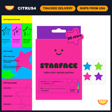 Hydrocolloid Star-Shaped Pimple Patches - 96 ct Party Pack for Acne Care