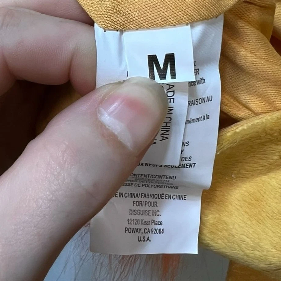 Disney Guardia León Simba Halloween Niño Disfraz Set Mediano Dibujos Animados Temporada Foto 3 de 4