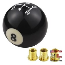 5 Speed Shifter Knob 8 Ball Manual Shift Knobs Gear Lever Handle Car Black
