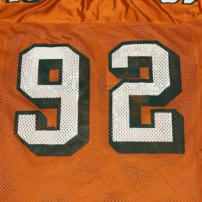 Vintage Miami Hurricanes Jersey Team Issued Nike Authentic