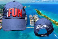 Behind The Fun Carnival Adventures Cruise Team Member Hat Cap cruiseline