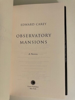 【中古】 Observatory Mansions Edward Carey Observatory Mansions by Edward Carey Very Good w/Protective