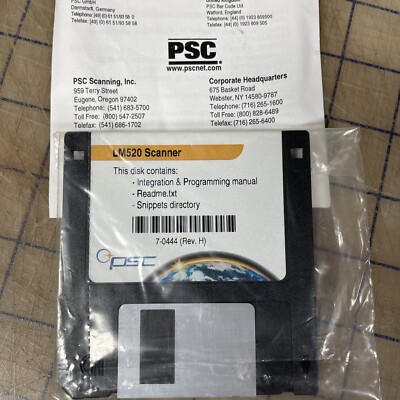 PSC Bar Code Scanner LM520 Disk, Fan And Power Supply Only. See Description