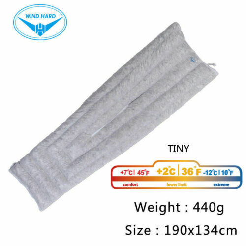 AEGISMAX TINY Sleeping Bag Gray Goose Down Ultralight Camping Keep Warm Can Wear - Foto 1 di 10