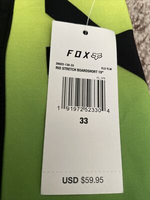 fox rio strech boardshorts 33 | eBay