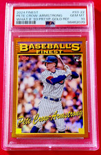 PETE CROW ARMSTRONG RC PSA 10 2024 Finest What IF '93 Gold Ref. Low Pop 1/9 10s!