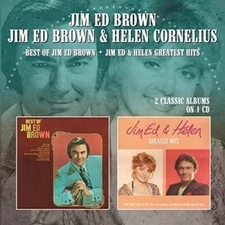 JIM ED BROWN & HELEN CORNELIUS - Best Of & Greatest Hits DOUBLE ALBUM CD