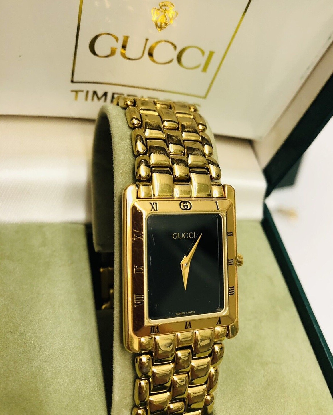 Women's Gucci Vintage 18k Gold Plated 