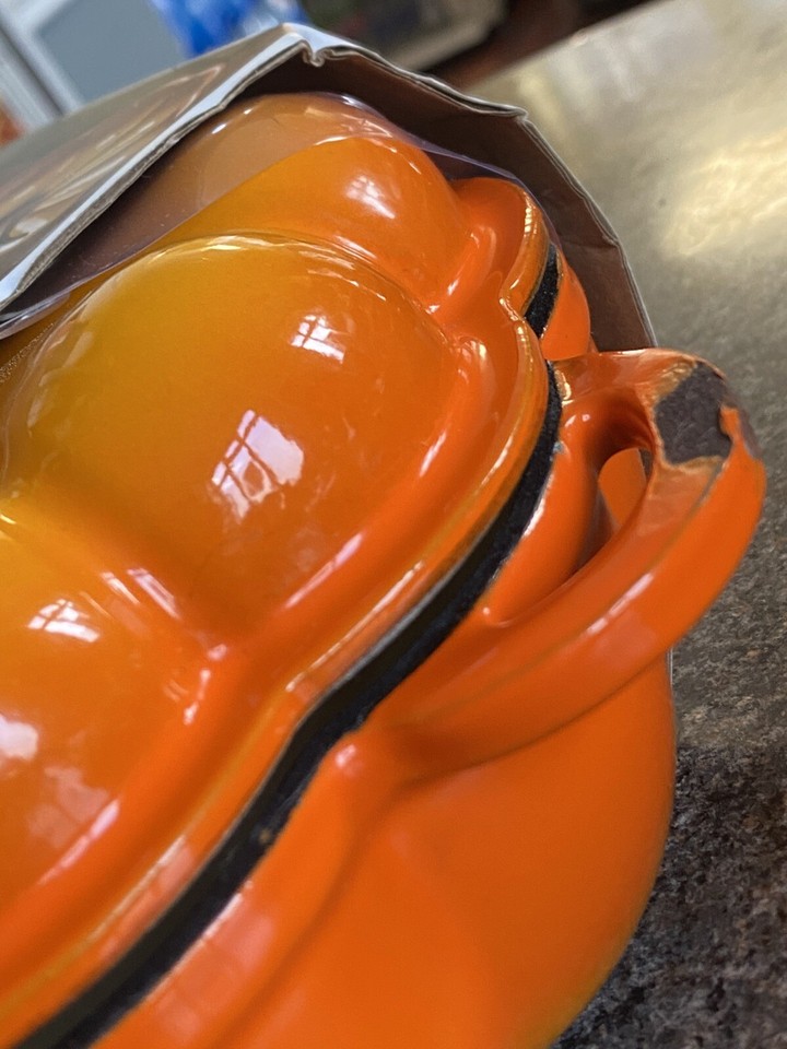 Halloween 2L Cast Iron Pumpkin Casserole Dish Pan Oven Hob 20cm eBay