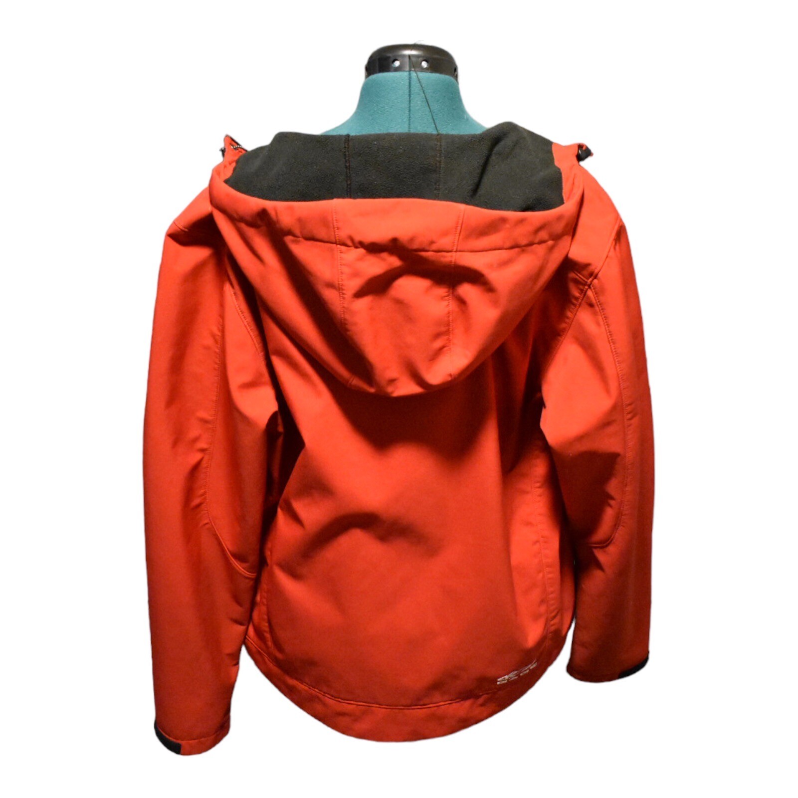 Gage Technical Gear By Grundens Hooded Red Softshell Rain Jacket Men's