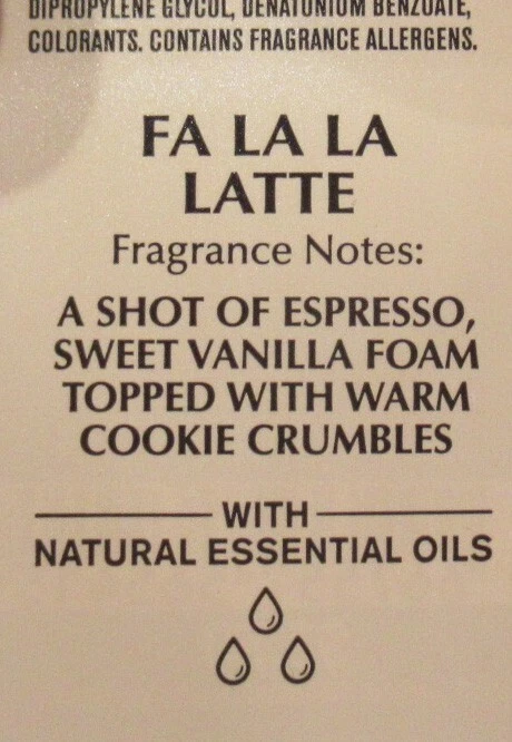 White Barn Bath & Body Works Wallflower Refill Bulb Lot Set of 5 FA LA LA LATTE - Image 3 of 3