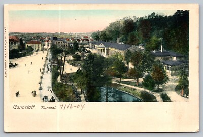 Postcard Cannstatt Kursaal Carl Schonwalter Cannstatt Germany