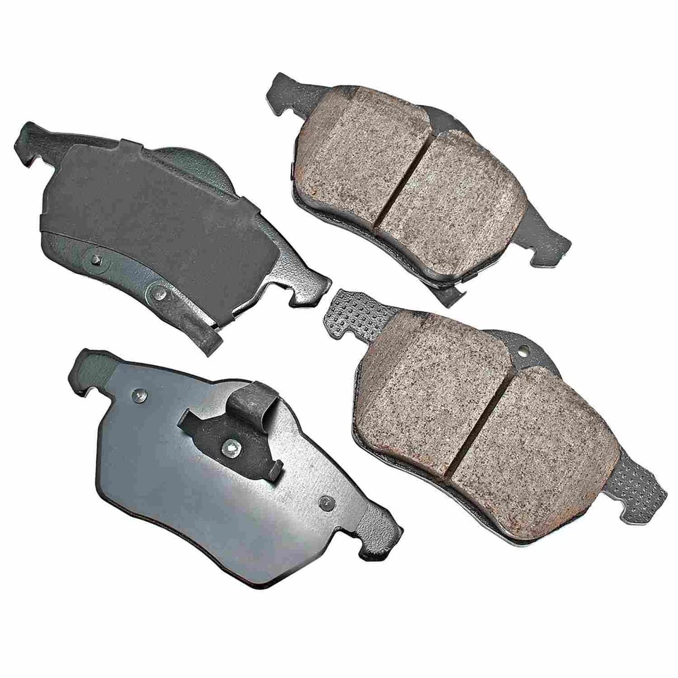 FRONT+REAR Akebono Euro Ceramic Disc Brake Pads 99-09 Saab 9-5 USA MADE AK107872 - Imagem 3 de 3