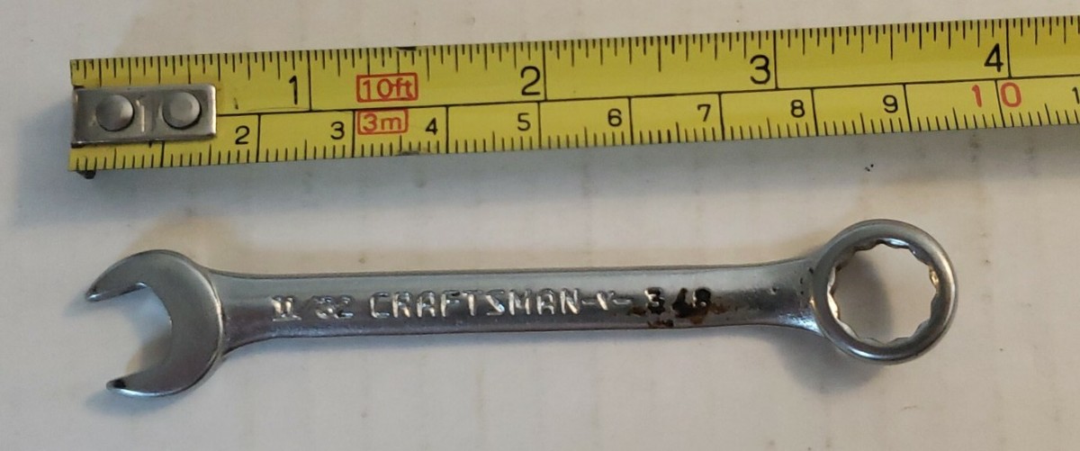 VTG Craftsman 11/32 x 3/8 12 Point Midget Ignition Combination