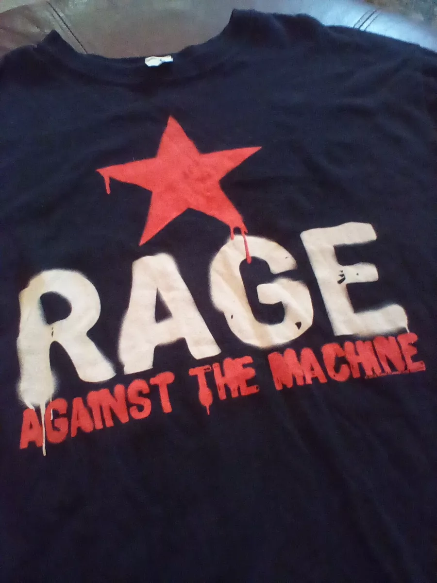 Rage against the machine store red star t shirt