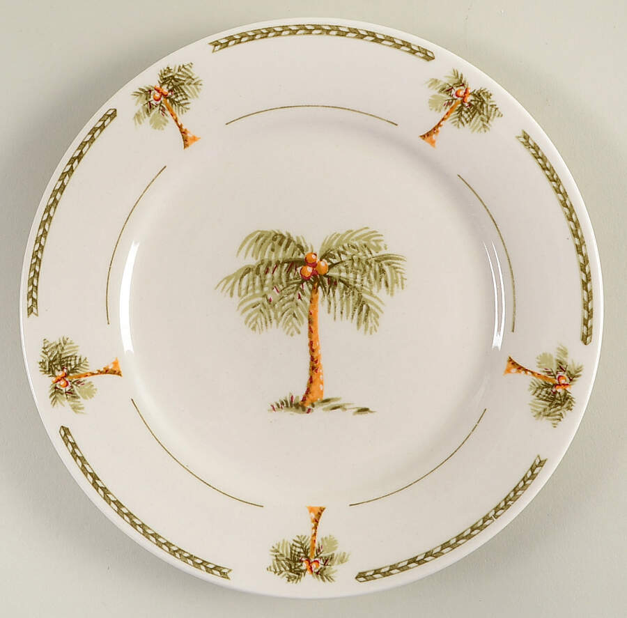 Gibson Designs Bahama Salad Dessert Plate 10188205