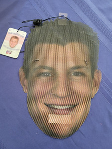Brand New See-Through New England Patriots Rob Gronkowski Bleacher Mask