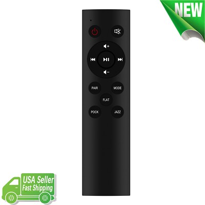 New Replaced Remote Control for MAJORITY Bowfell BOW-BAR-BLK Soundbar Sound Bar