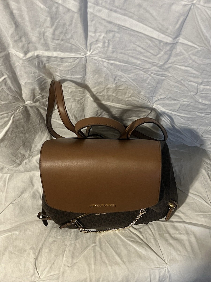 NWT Michael Kors Jet Set Lg Chain Brown Backpack s-l400.jpg main image 2