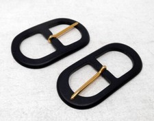 Lot 2 Boucles de ceinture anciennes - Mercerie vintage