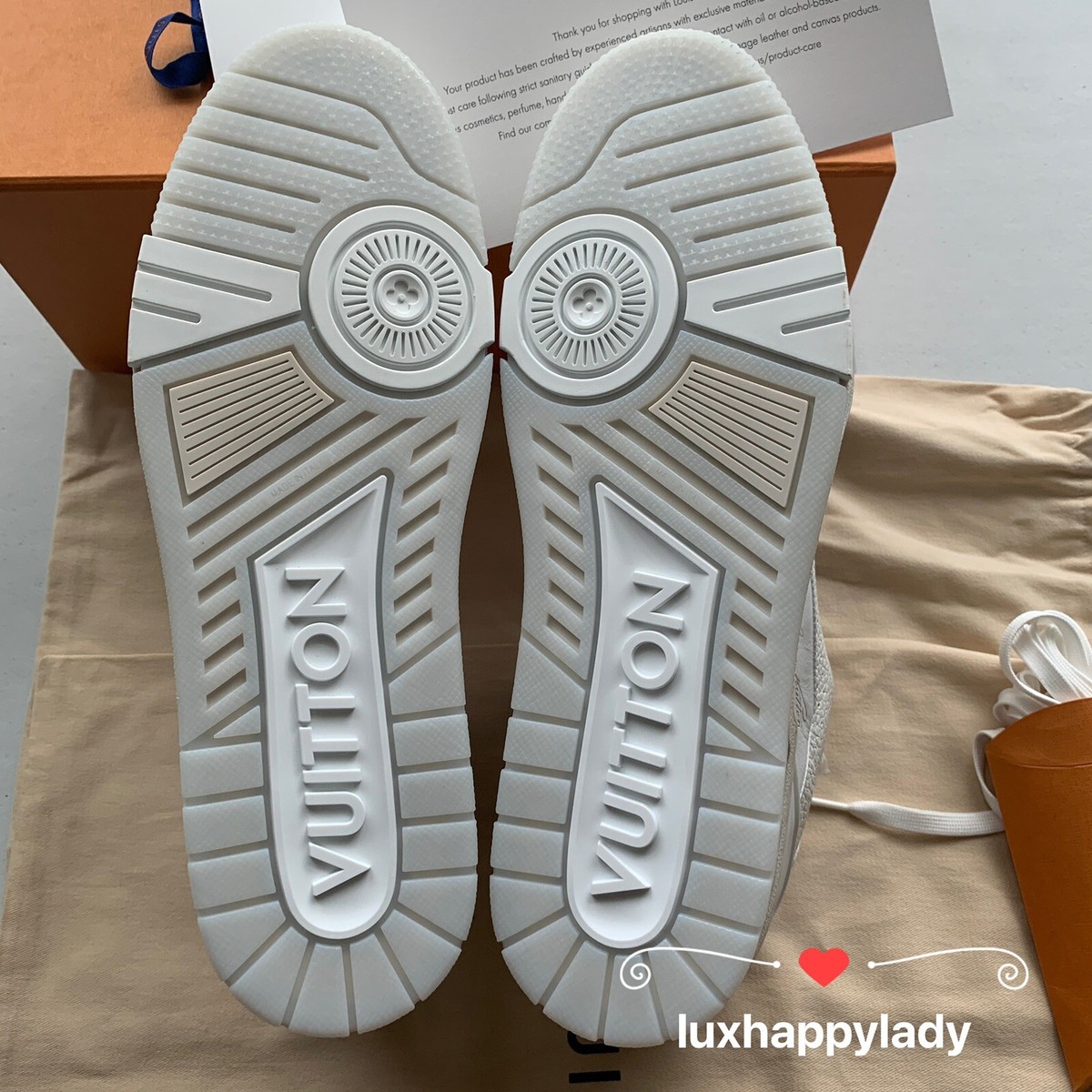NEW LOUIS VUITTON LV Trainer Sneaker LV 12 White Monogram Virgil NEW LOUIS VUITTON LV Trainer Sneaker LV 12 White Monogram Virgil