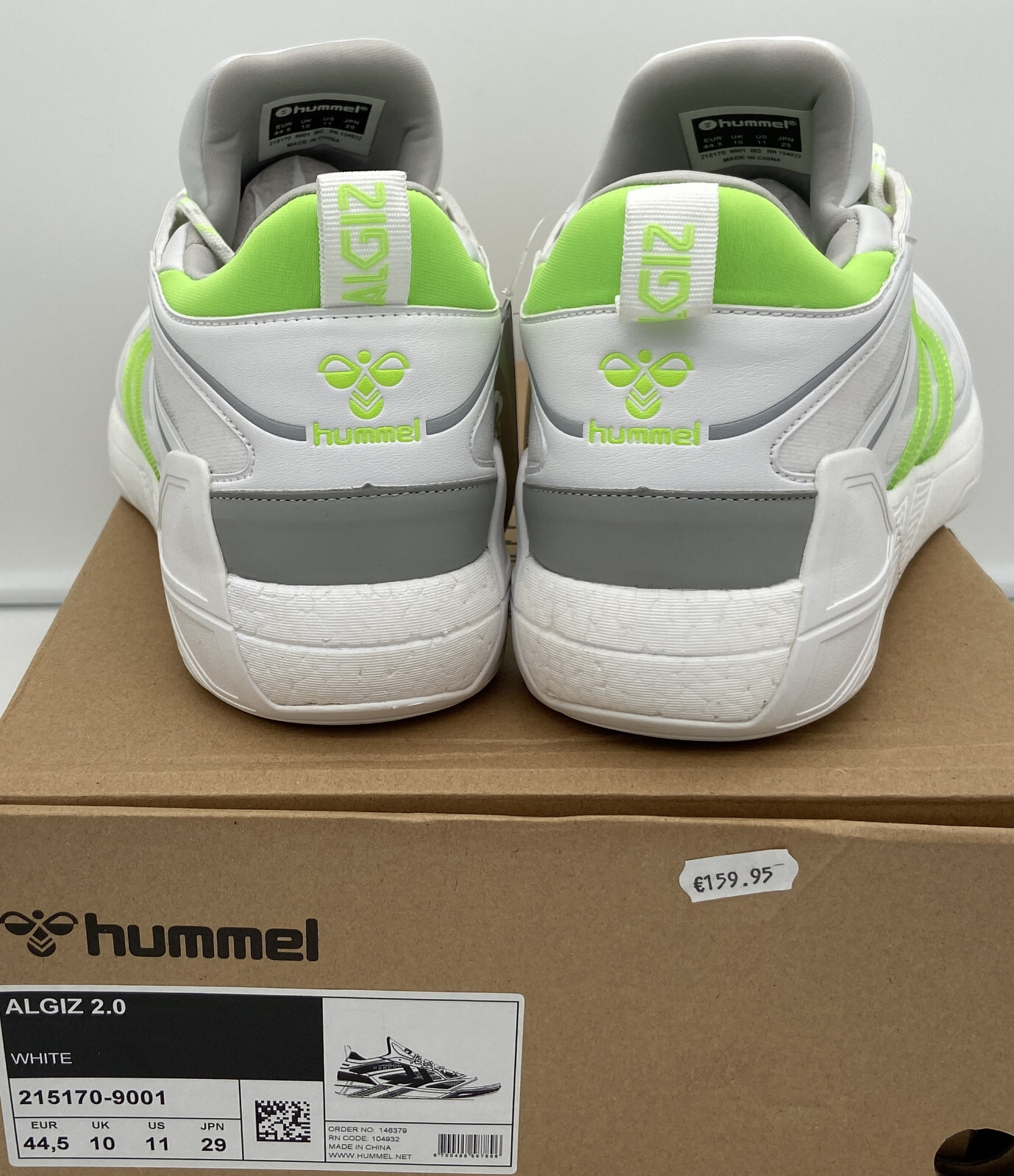 Hummel Algiz 2.0 Hallenschuh Handball Gr.44,5 (215170-9001) Schulsport