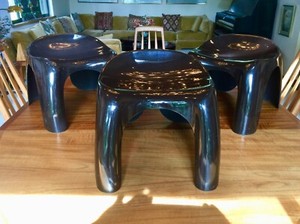 ~ARTEMIDE, EFEBINO STOOLS, by Stacy Dukes, c.1968 (SUPER RARE SET)~